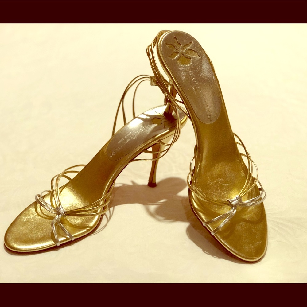 Hollywould metallic heels